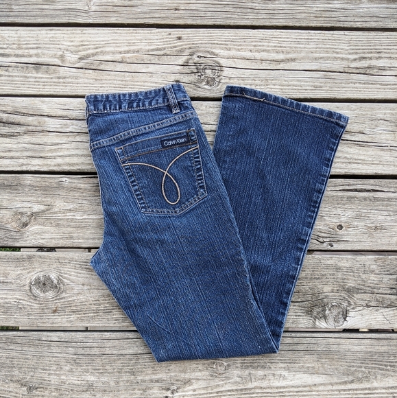 🌠CALVIN KLEIN Vintage Flared Jeans🌠 - Picture 1 of 3